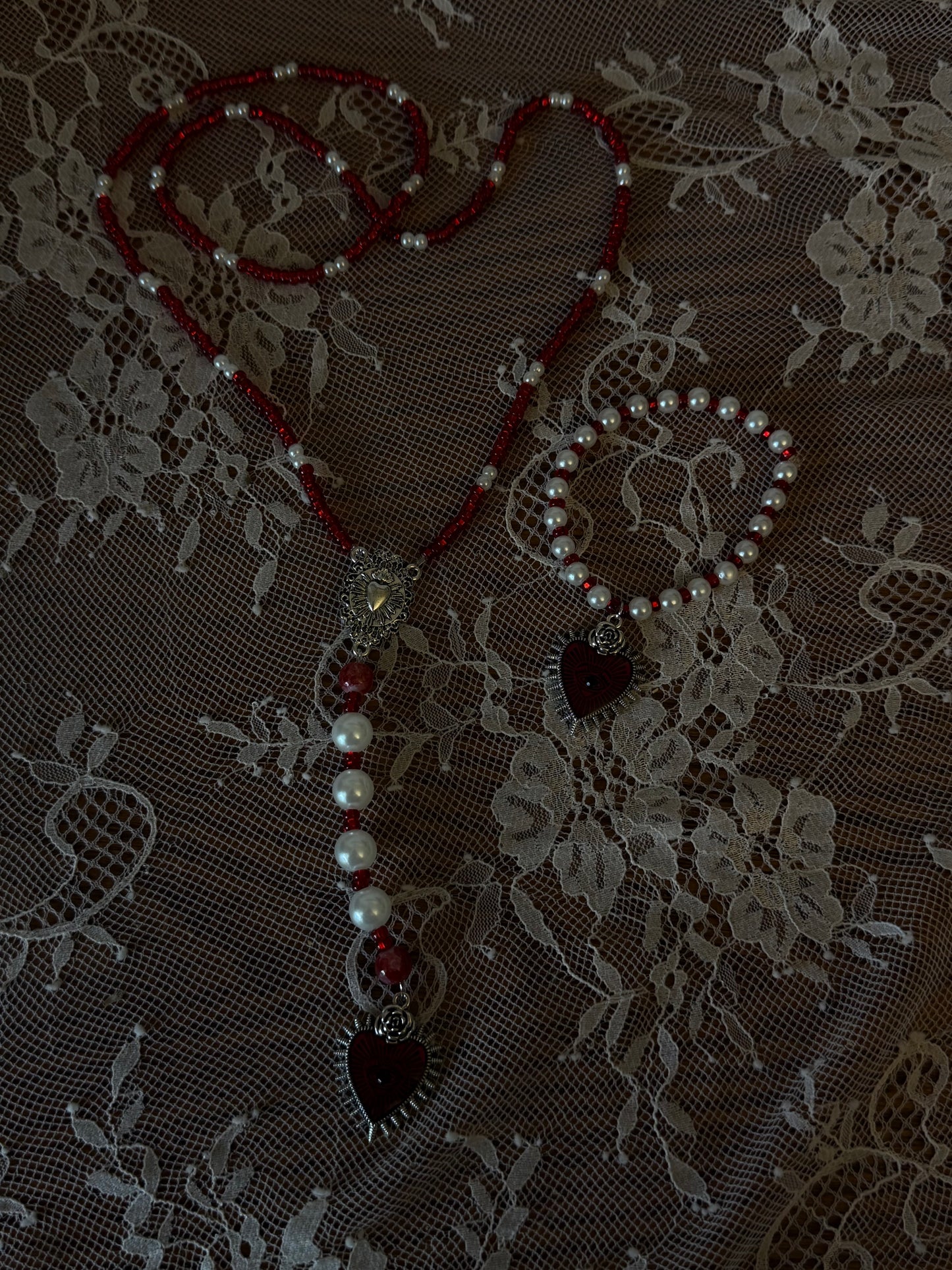 Heartthrob Jewelry Set Silver