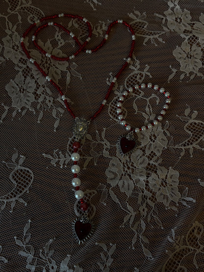 Heartthrob Jewelry Set Silver
